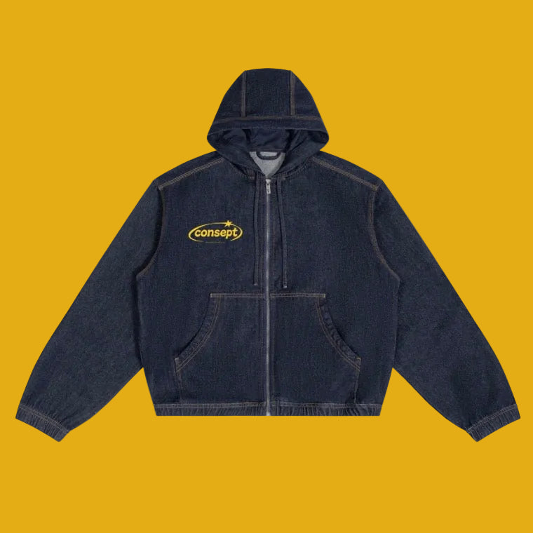 Vintage Wash Hooded Jacket