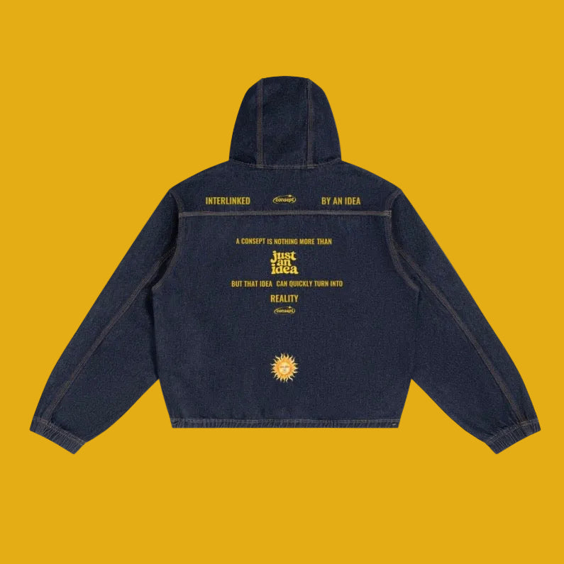 Vintage Wash Hooded Jacket