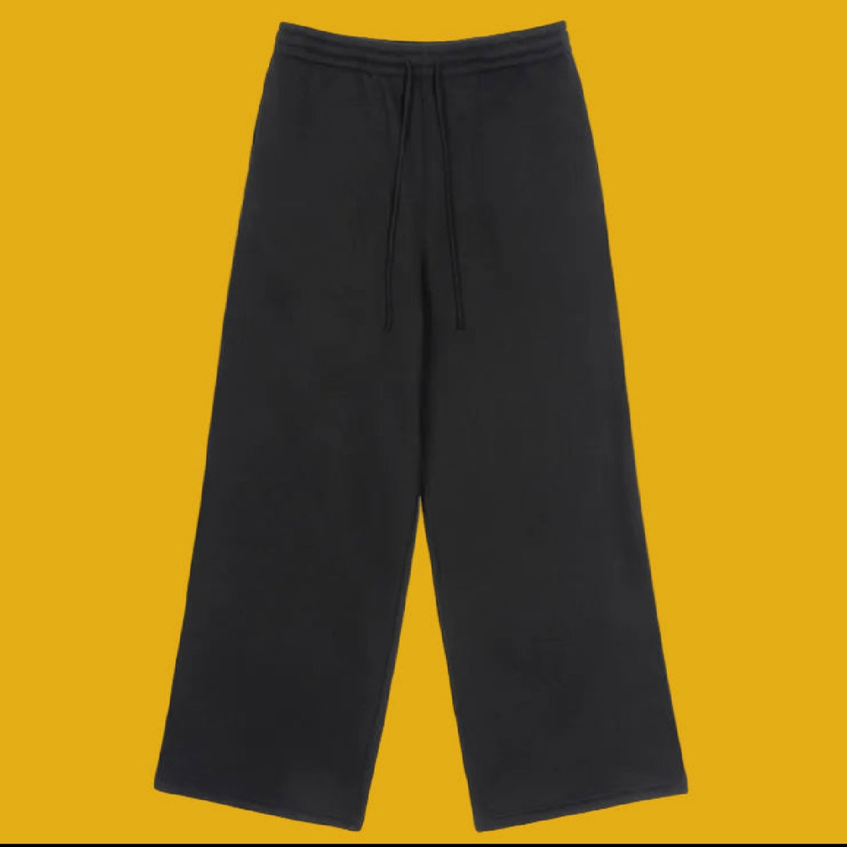 Thick straight leg joggers (brown)