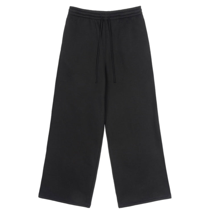 Thick straight leg joggers (brown)