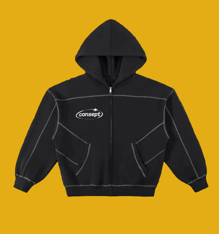 Black Widow Zip-Up Hoodie